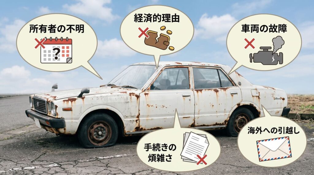 なぜ放置車両は生まれるのか?背景にある「5大原因」
