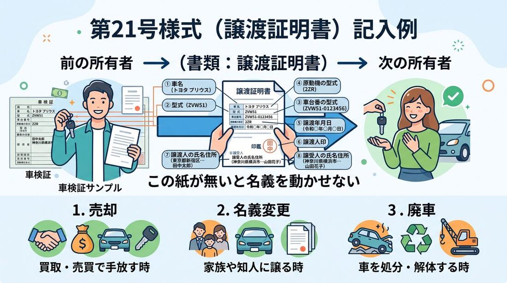 第21号様式に記入例を書き込んだ画像