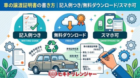 譲渡証明書(自動車)
